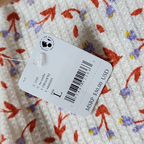 NEW Free People Floral Tank Top - Picture 5 of 6